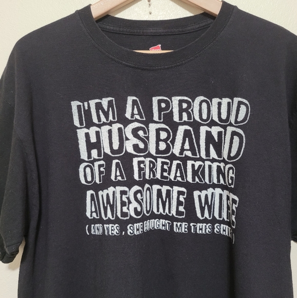 Hanes black graphic shirt L - Picture 3 of 4